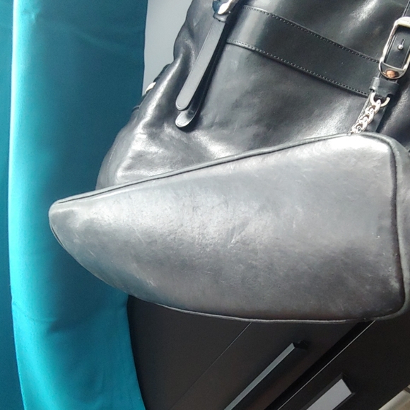 Jimmy Choo Biker Lambskin Messenger - Picture 5 of 7